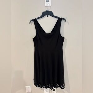 Elegant Black Sleeveless Dress women small great condition